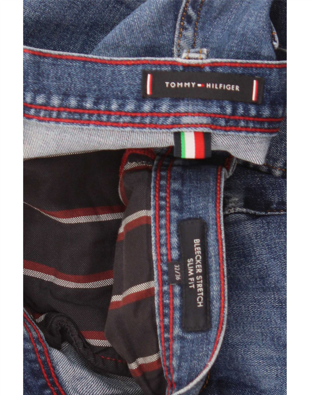 Tommy Hilfiger Jean Slim Bleecker Homme W32 L36 Bleu
