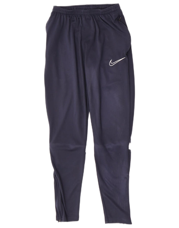 Nike Pantalon de survêtement pour garçon 8-9 ans Small Bleu marine Colourblock