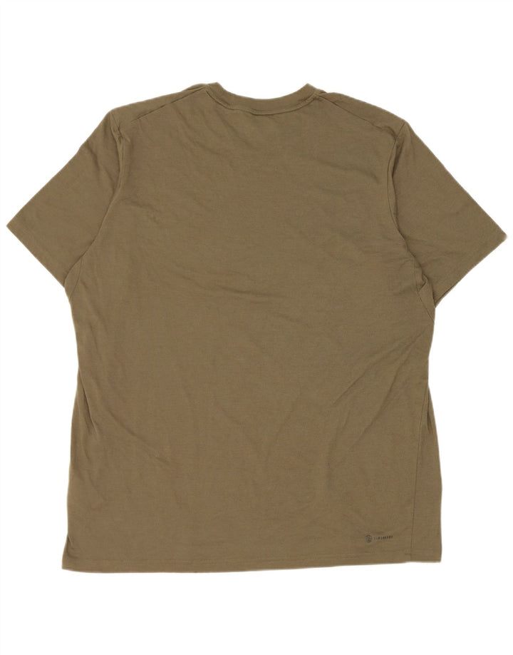 Adidas Homme Aeroready T-Shirt Top XL Kaki Polyester