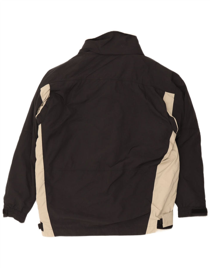 Kappa Veste de ski pour homme UK 40 Large Noir Colourblock Polyamide