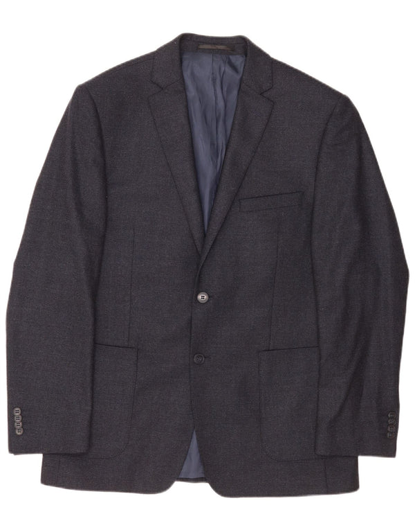 Daniel Hechter Veste blazer à 2 boutons pour homme UK 38 laine gris moyen