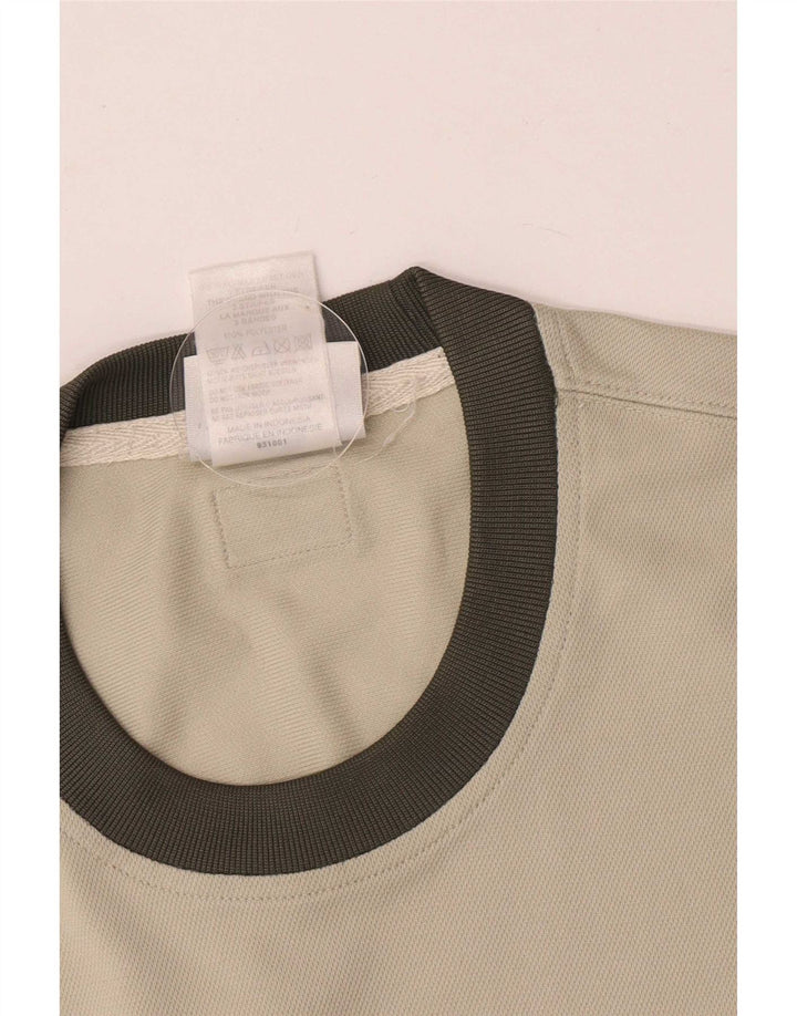 Adidas T-shirt pour homme en polyester color block beige moyen