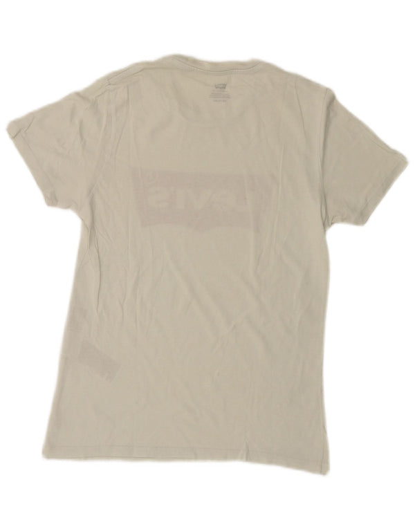 Levi's T-Shirt Graphique Top XS Homme Blanc Coton
