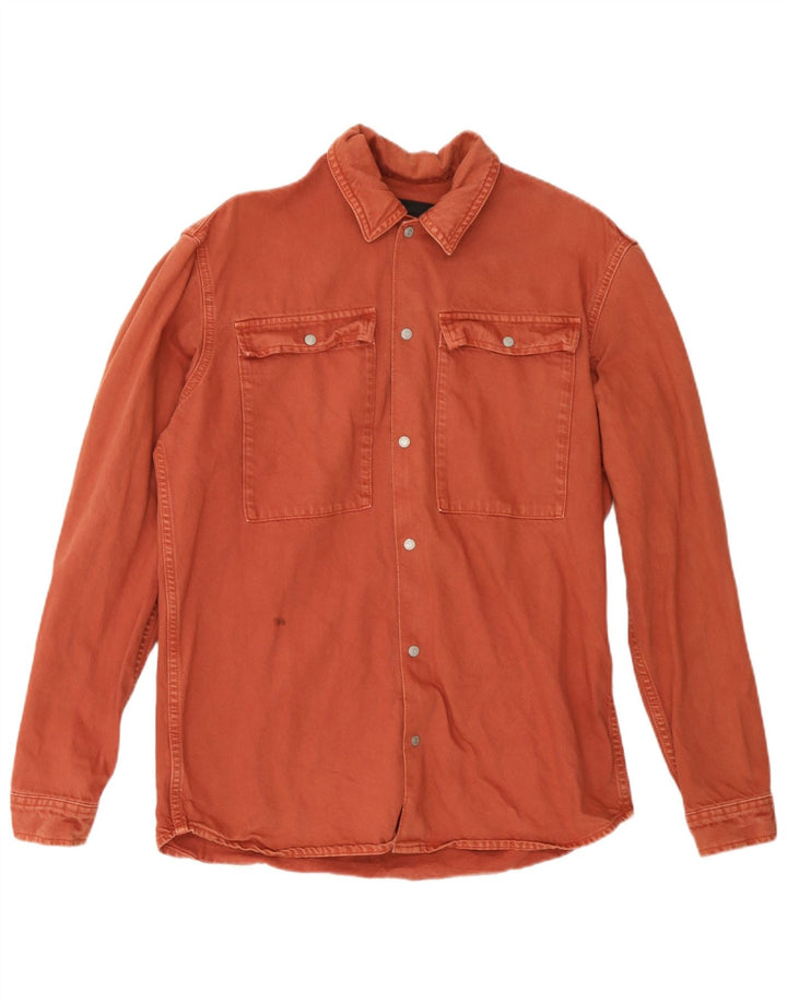 Jack & Jones Chemise En Jean Small Marron Coton Homme