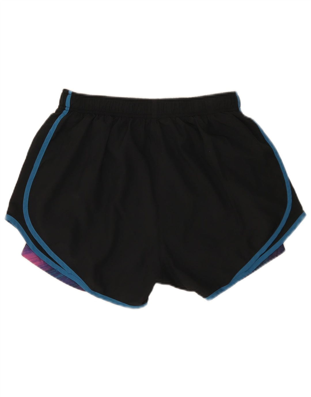 Nike Short de sport Dri Fit pour femme UK 14 Large Noir Polyester