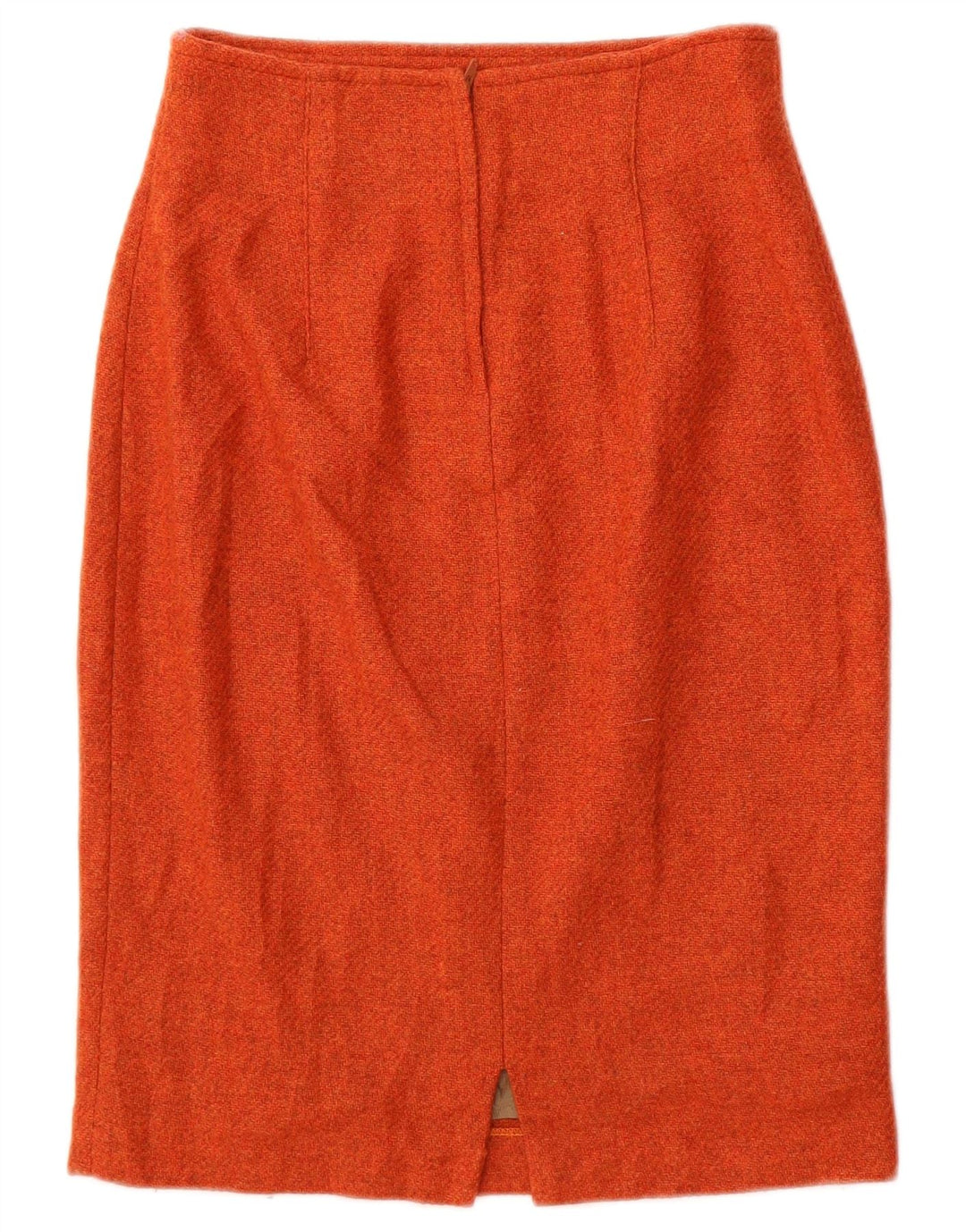 Mazzonetto Jupe Crayon Taille Haute Femme IT 42 Medium W24 Laine Orange