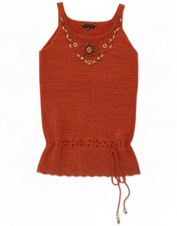 Débardeur Janique pour femme UK 16 Large Marron Acrylique