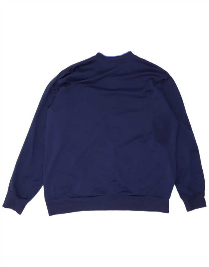 Adidas Veste de survêtement pour homme 2XL Bleu marine Polyester