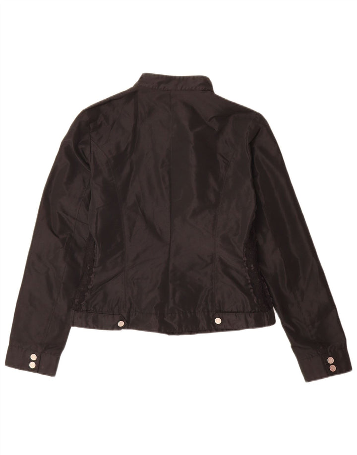 Guess By Marciano Veste Bomber Femme IT 42 Polyester Noir Moyen