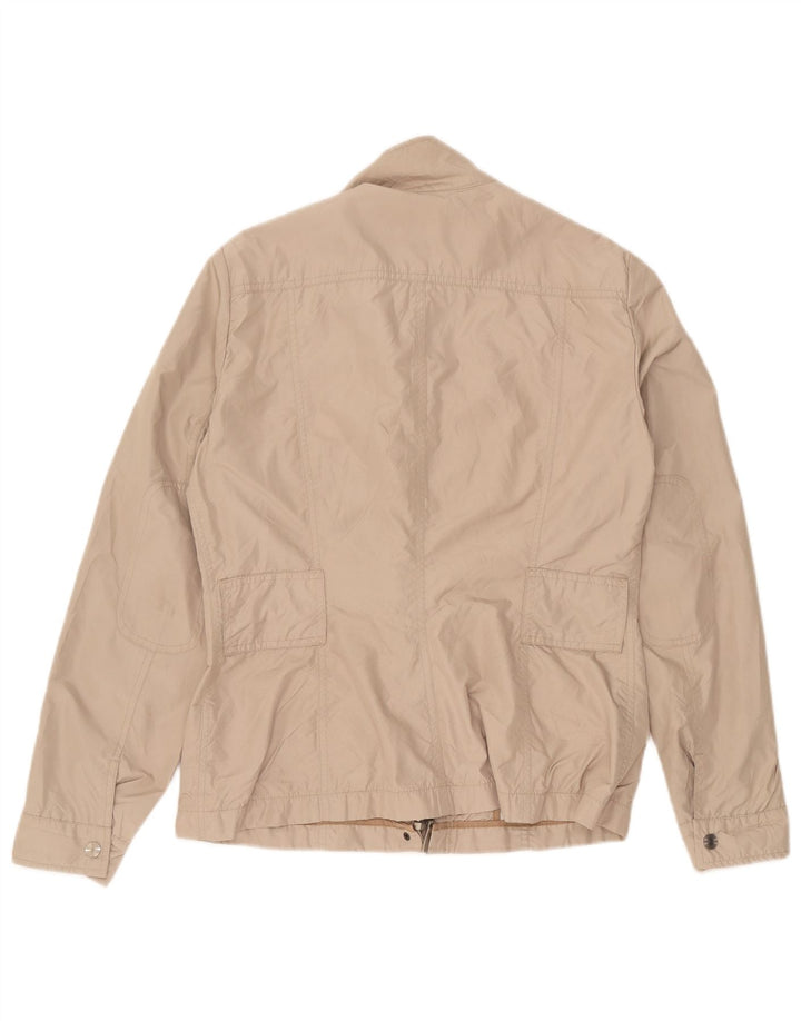 Zara Veste utilitaire pour femme UK 14 Grand coton beige