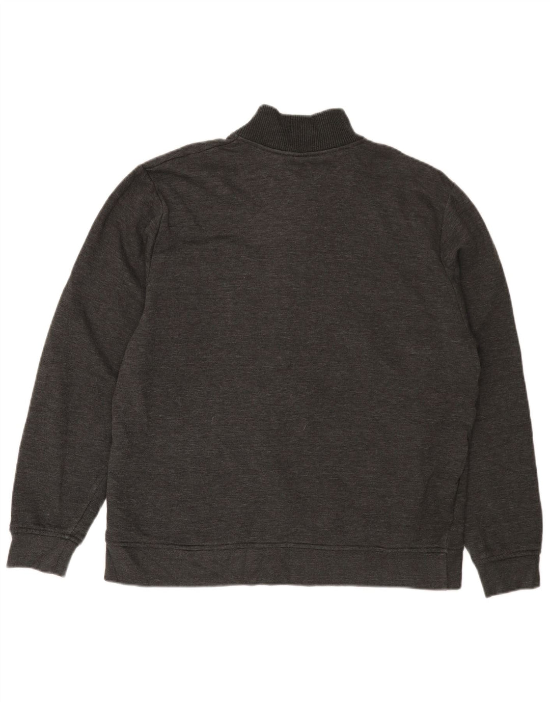 ORVIS Sweat-shirt à col zippé pour homme, grand gris moucheté
