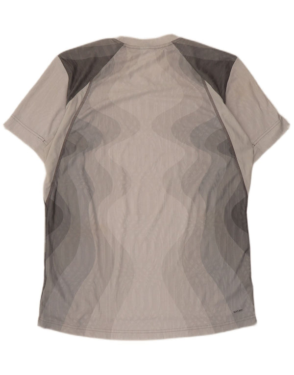 Adidas T-Shirt Homme Haut Large Gris Tie Dye Polyester