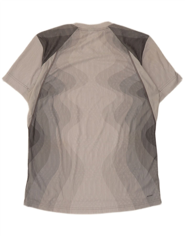 Adidas T-Shirt Homme Haut Large Gris Tie Dye Polyester