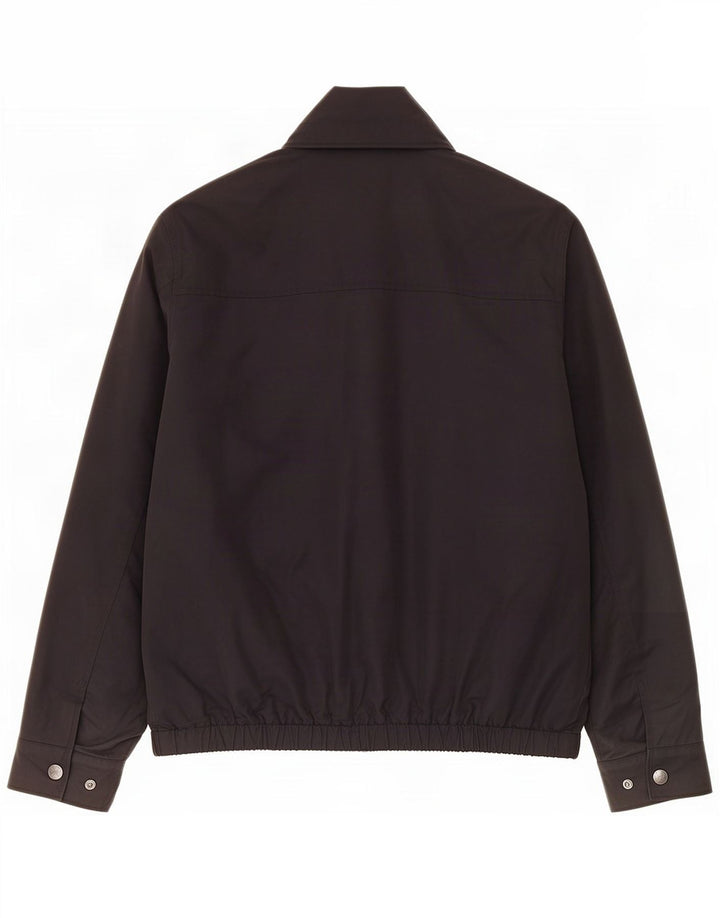 Crew Clothing Veste Bomber Homme UK 38 Moyen Noir Coton