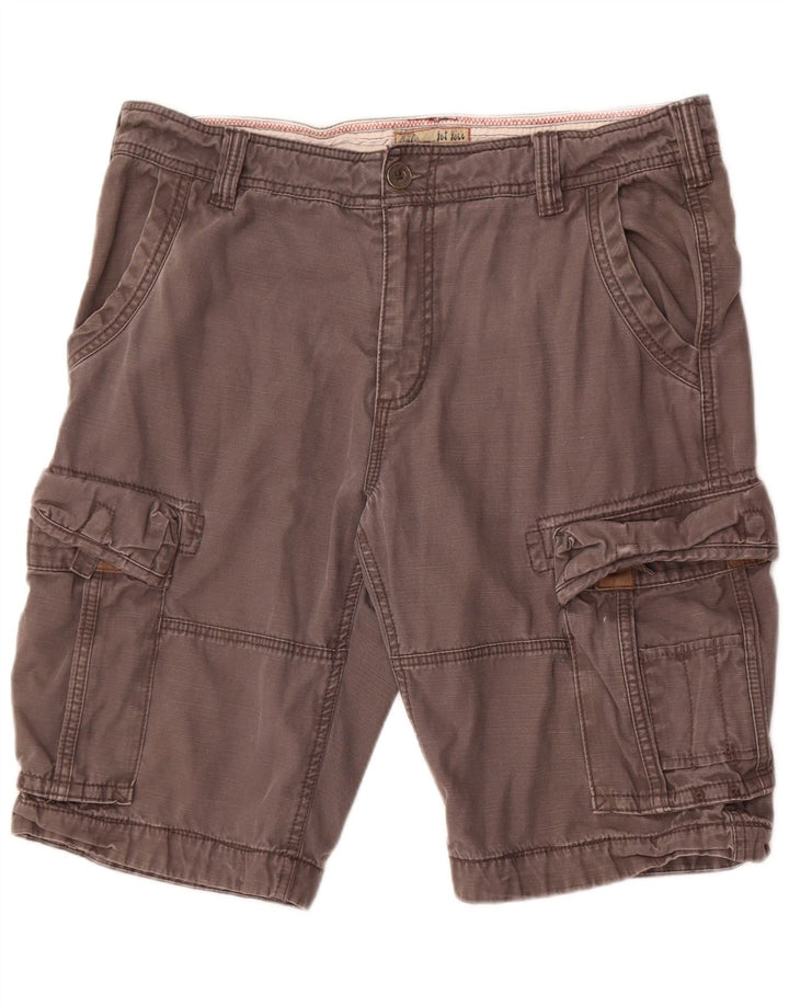 Fat Face Short Cargo Homme W36 Grand Gris Coton