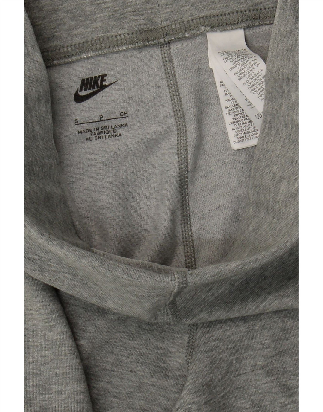 NIKE Womens Graphic Leggings UK 8 Small  Grey Cotton Vintage Nike and Second-Hand Nike from Messina Hembry 