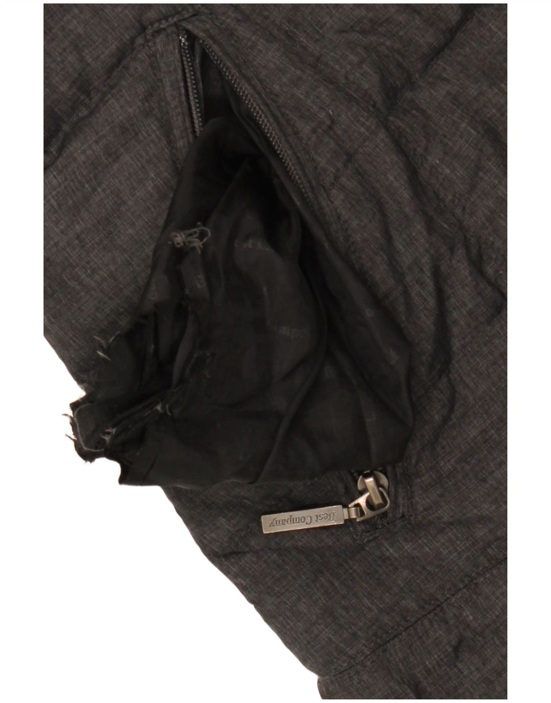 BEST COMPANY Veste matelassée pour femme UK 14 Large Gris