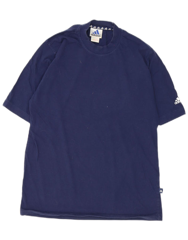 Adidas T-Shirt Homme Top UK 36/38 Petit Bleu Marine Coton