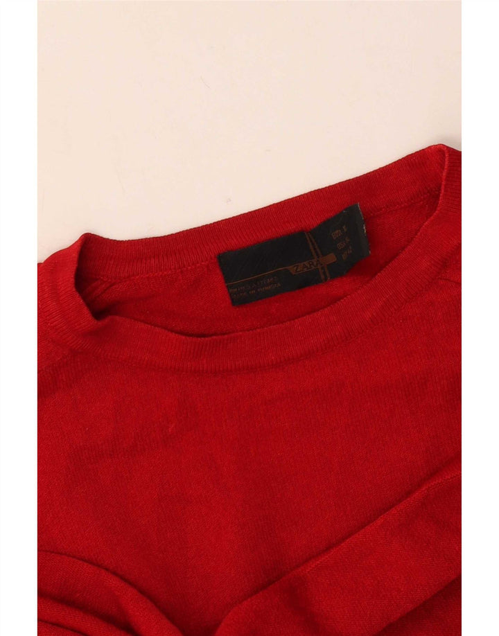Zara Homme Top Manches Longues XL Rouge
