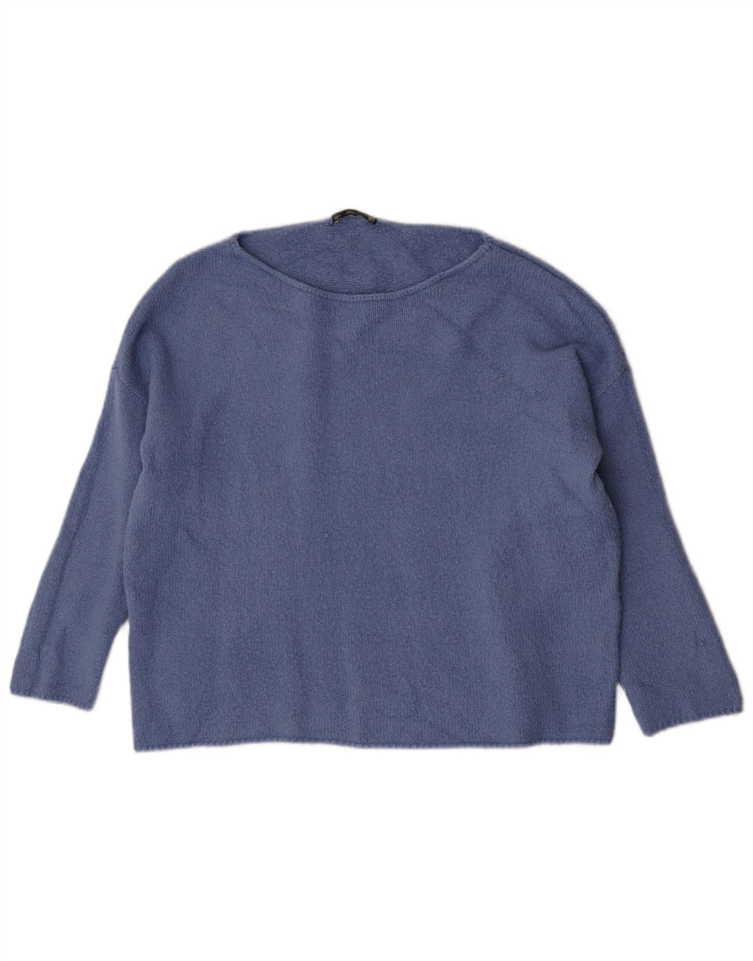 Zara Pull col bateau pour femme UK 14 Bleu moyen