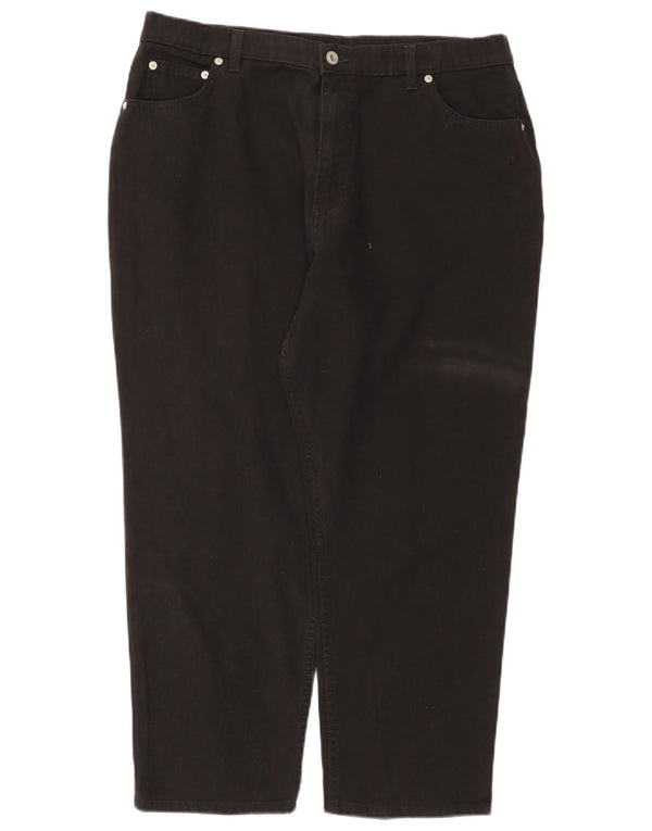 Marks & Spencer Pantalon décontracté fuselé pour femme UK 20 2XL W38 L26 Noir