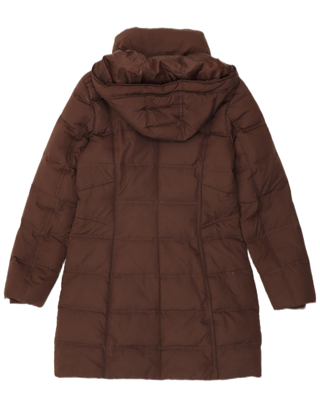 EDC Manteau rembourré à capuche pour femme UK 14 Polyester Marron moyen