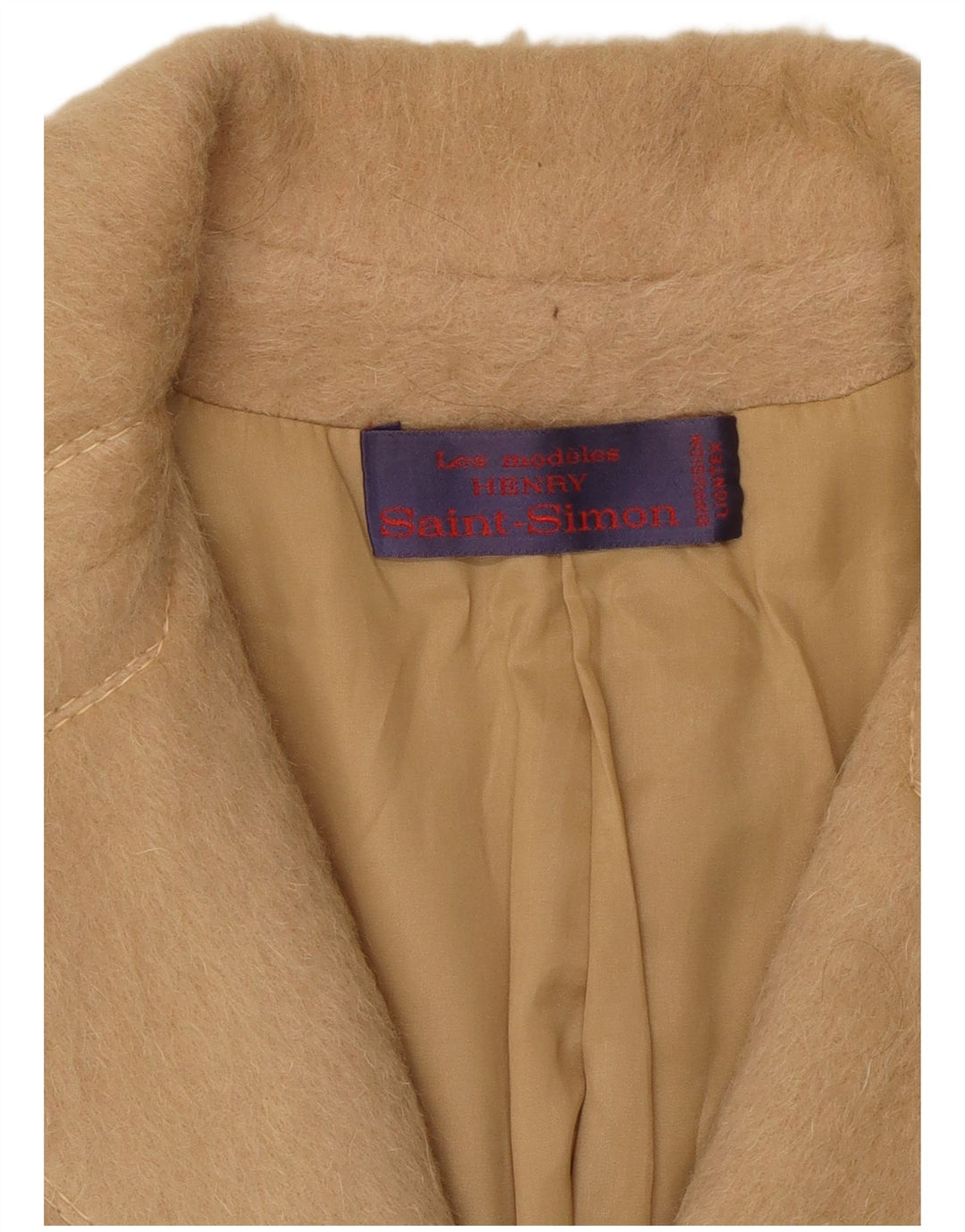 Manteau Femme Vintage IT 48 XL Beige