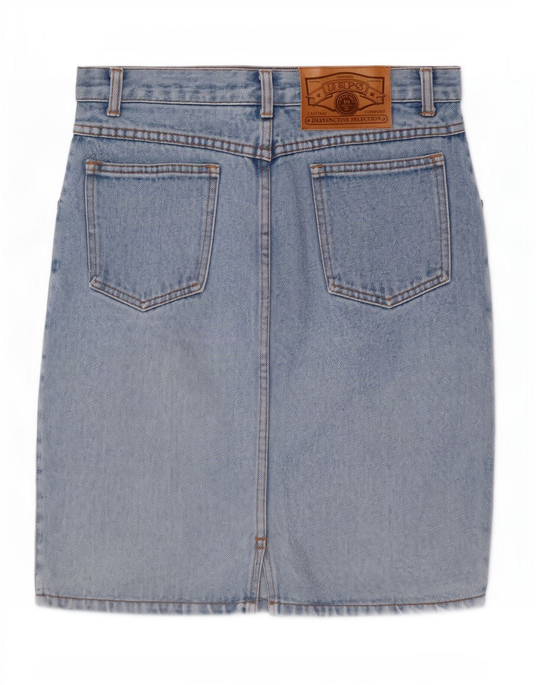 Jep's Jupe en Jean Femme W26 Petit Bleu Coton