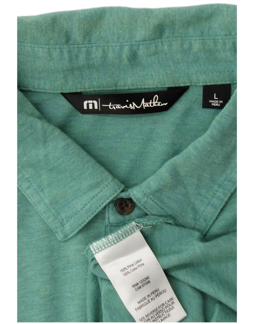 Travis Mathew Polo Homme Grand Coton Vert