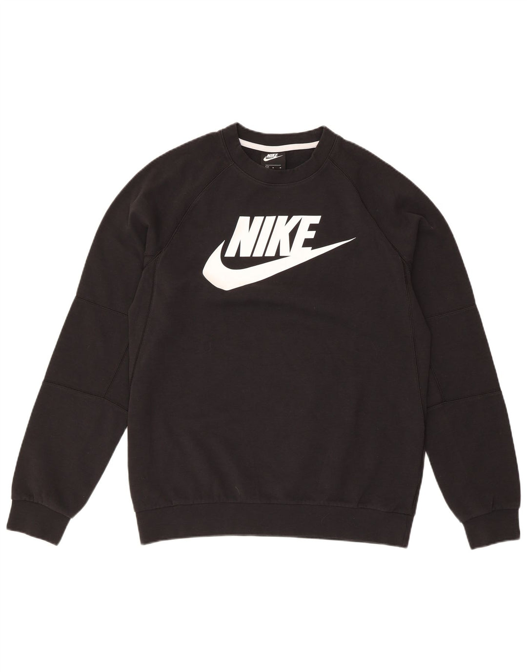 Nike Sweat-shirt graphique en coton noir moyen pour homme