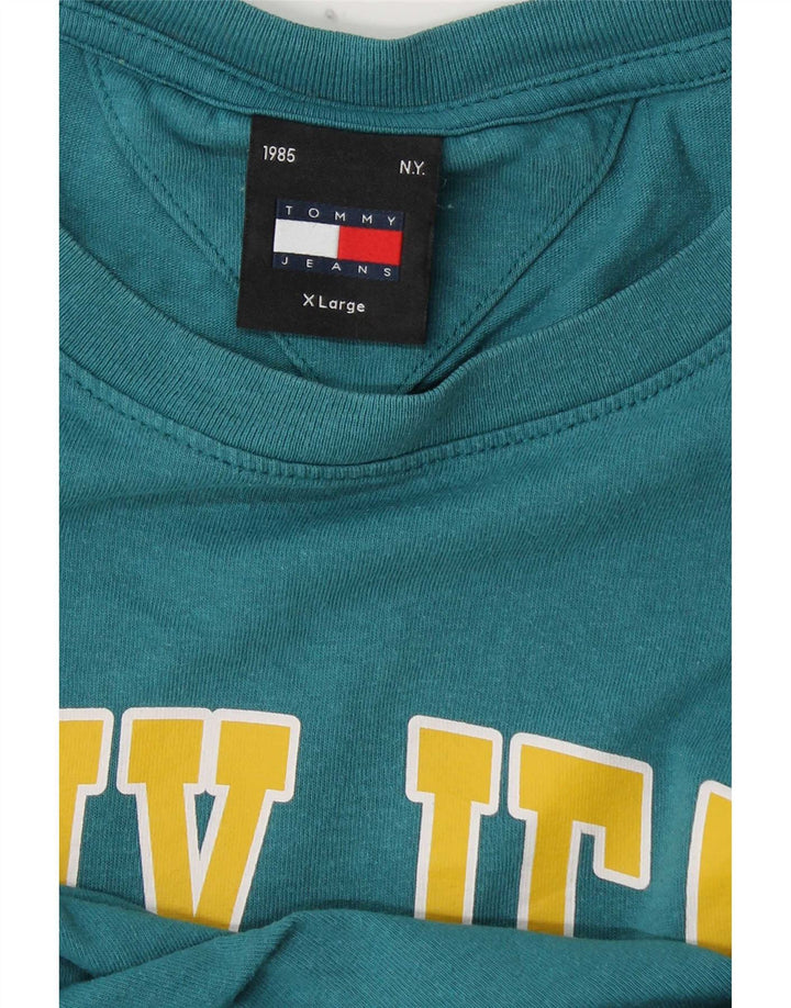Tommy Hilfiger T-shirt graphique pour homme XL Bleu