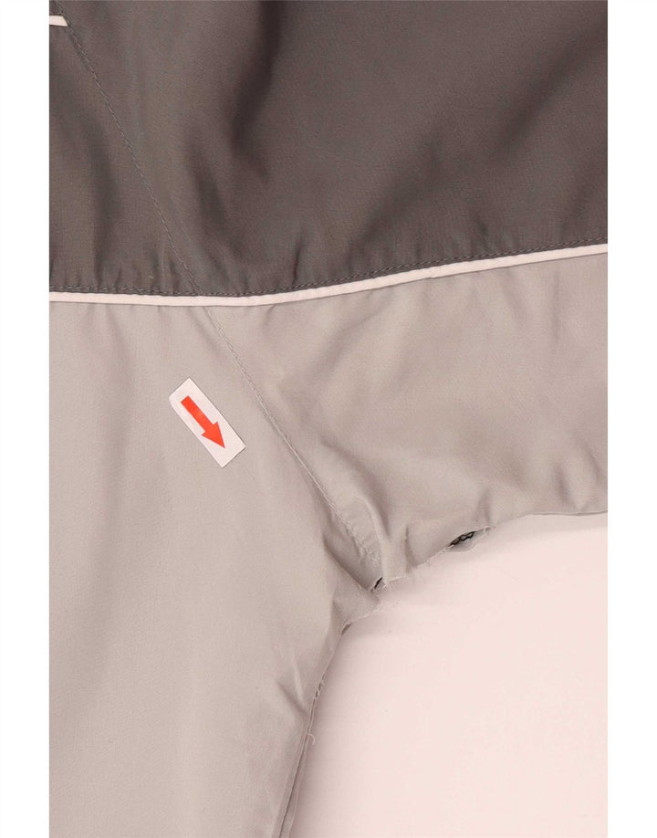 Kappa Veste de survêtement pour homme XL Gris Colorblock Polyester