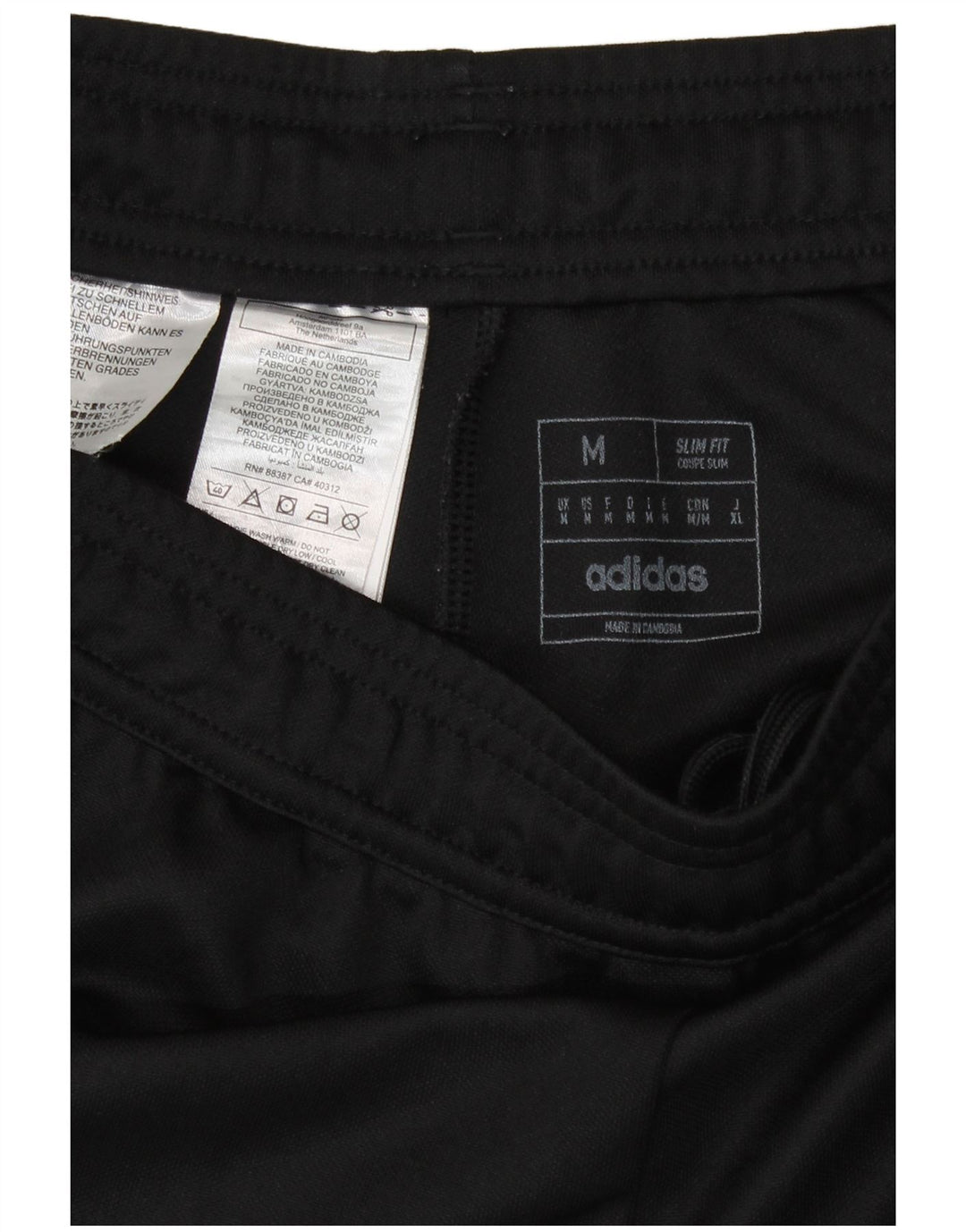 Adidas Pantalon de Survêtement Aeroready Slim Fit Homme Noir Moyen Polyester