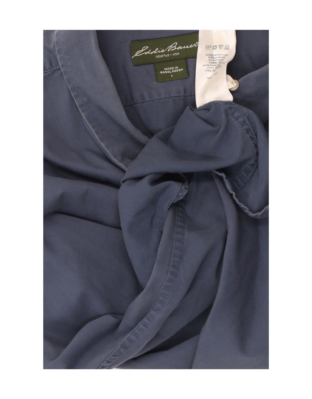 Eddie Bauer Chemise coupe décontractée pour homme en coton bleu grand