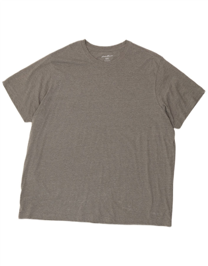 Eddie Bauer T-Shirt Homme Haut 3XL Gris Coton