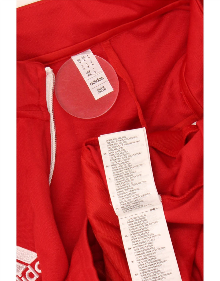 Adidas Homme Aeroready Survêtement Top Veste Rouge Moyen Polyester