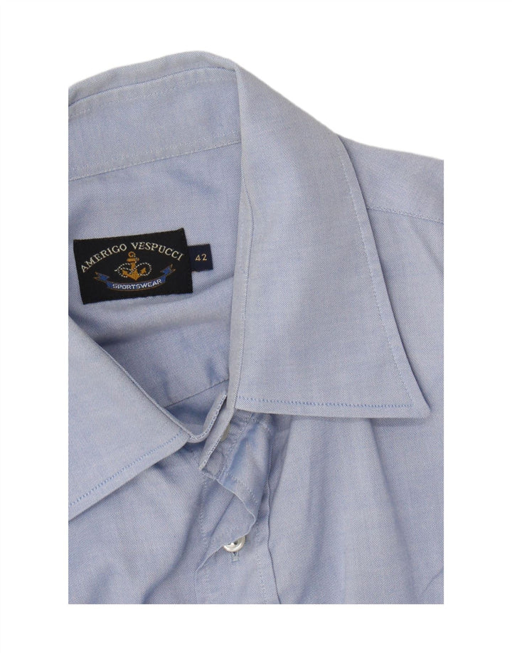 AMERIGO VESPUCCI Chemise Homme Taille 42 Grand Bleu