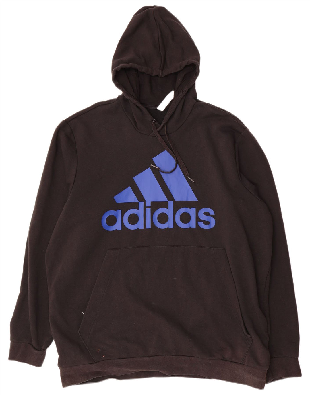 ADIDAS Pull à capuche graphique pour hommes UK 52/54 2XL Noir Polyester