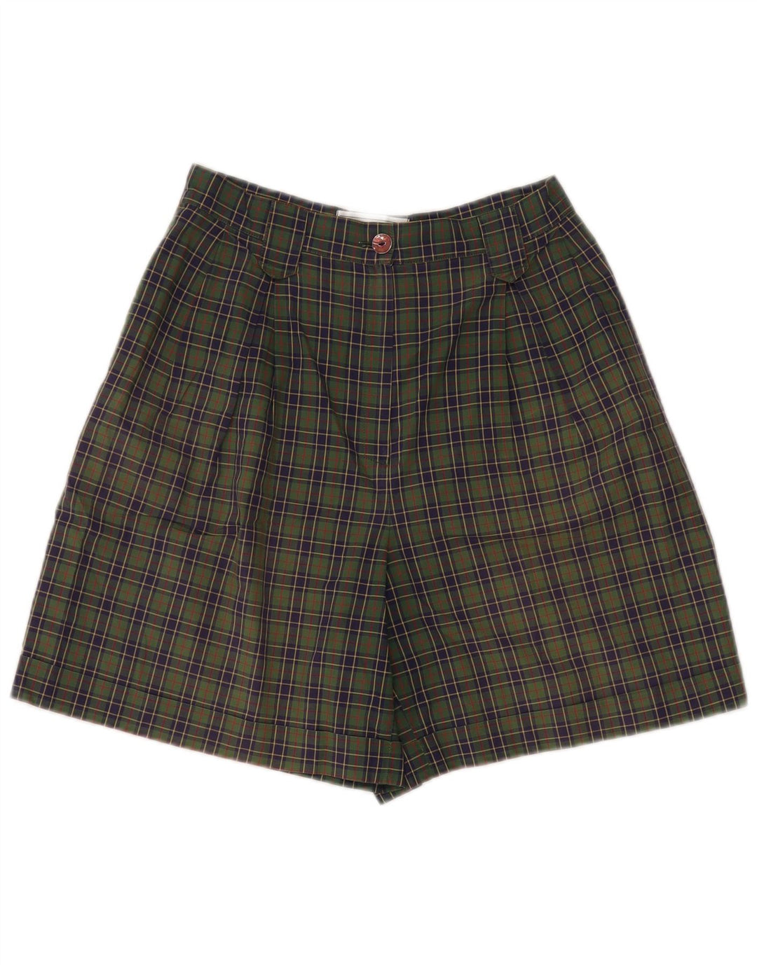 Short Chino Femme All Over IT 44 Medium W28 Carreaux Verts