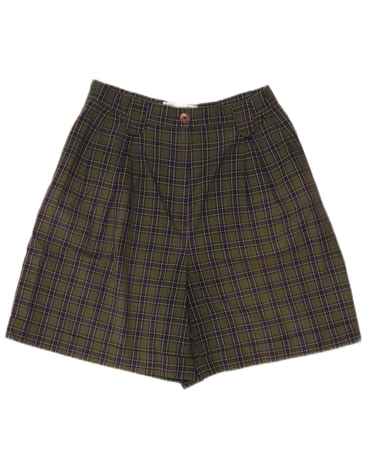Short Chino Femme All Over IT 44 Medium W28 Carreaux Verts
