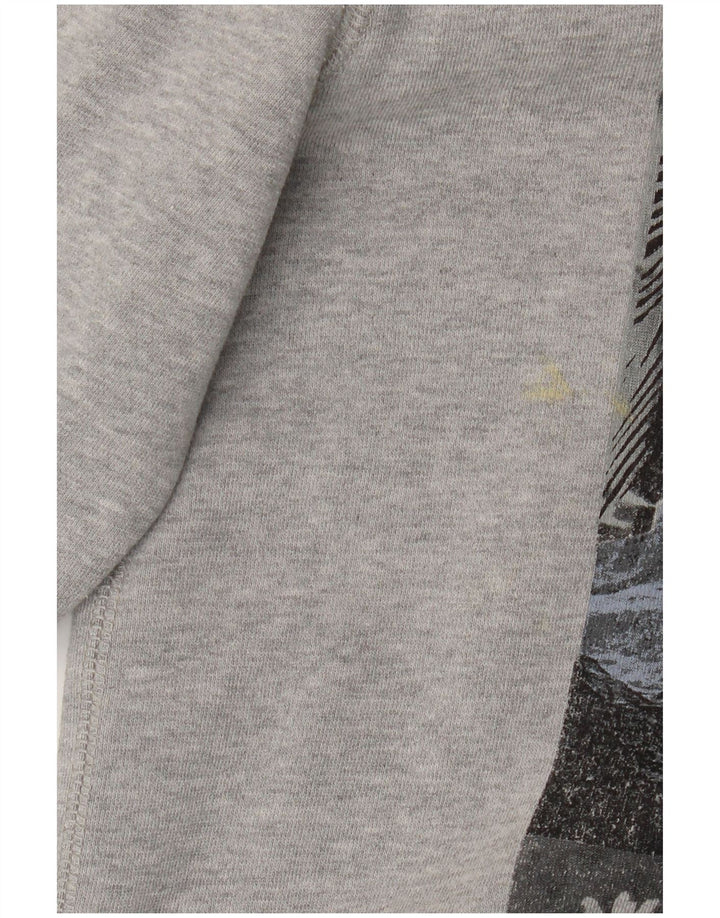 Quiksilver Sweat-shirt graphique pour homme, grand, gris, coton