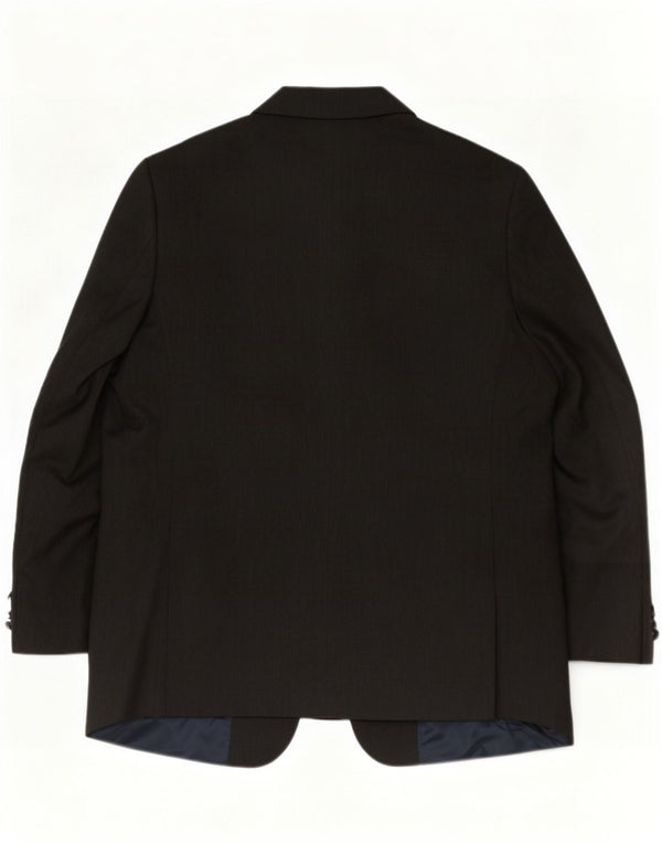 Marks & Spencer Veste blazer longue à 2 boutons pour homme UK 46 XL Gris Polyester