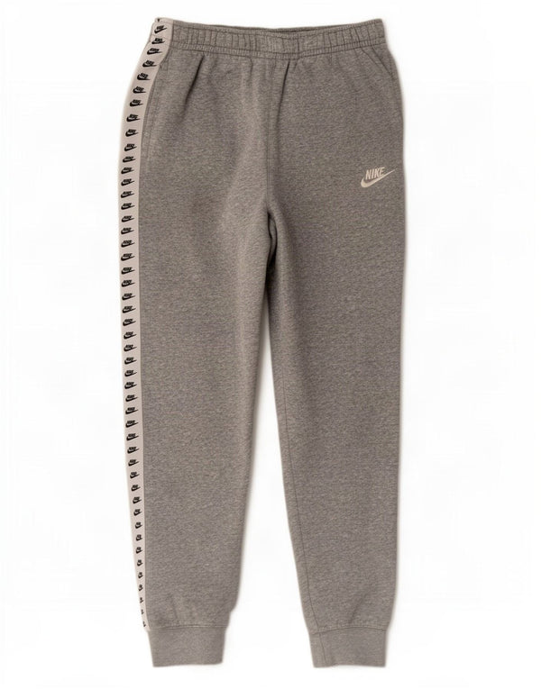 Pantalon de survêtement graphique en coton gris moyen Nike Homme