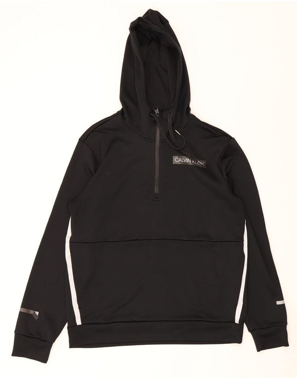 Calvin Klein Pull à Capuche Performance Homme Noir Moyen Colorblock