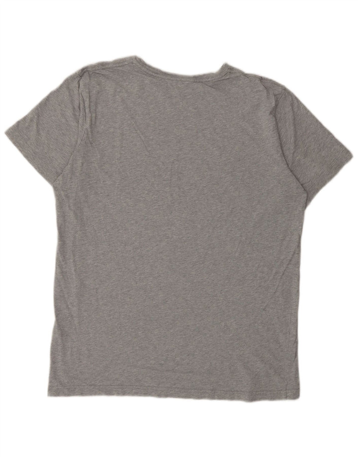 Quiksilver T-Shirt Graphique Homme Grand Gris