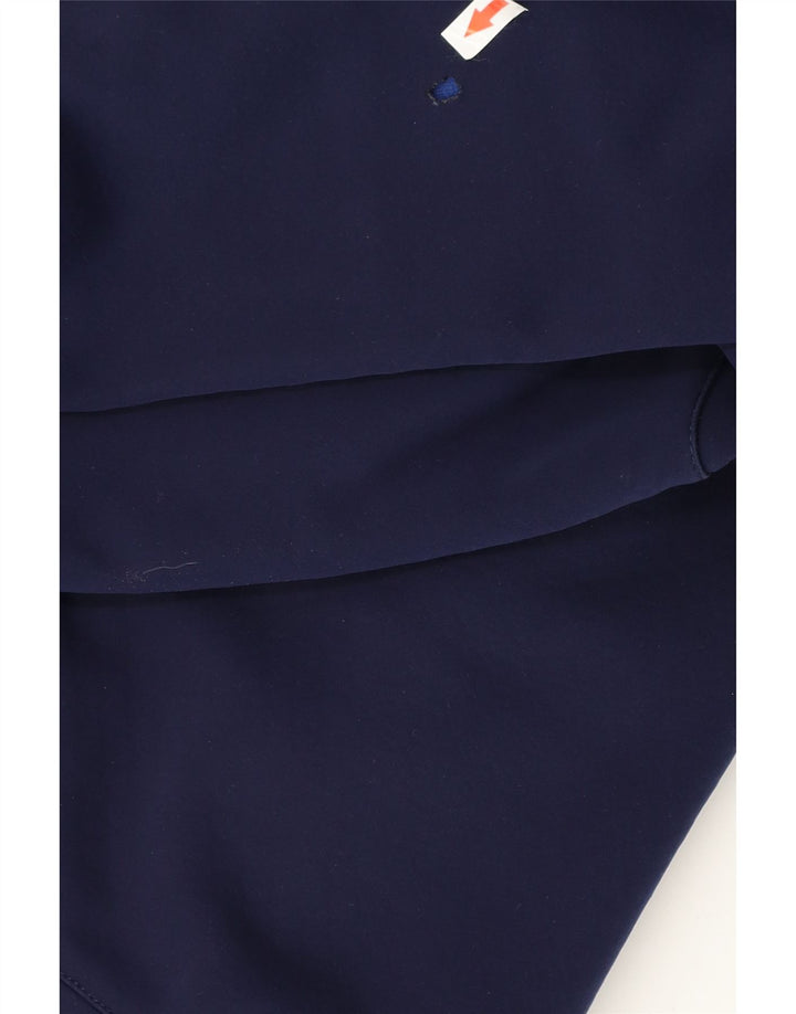 Canterbury Pull à capuche zippé pour homme en polyester color block bleu marine