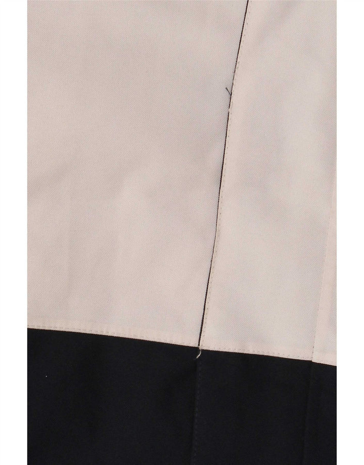 Tog 24 Veste matelassée surdimensionnée à capuche pour femme UK 8 Small Black Colourblock