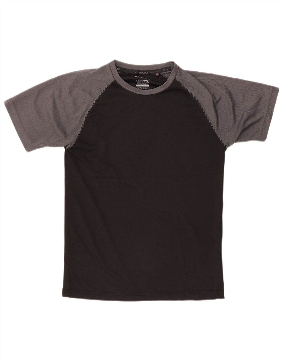 MOUNTAIN WAREHOUSE T-Shirt IsoCool Homme Petit Noir Colourblock