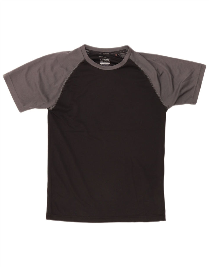 MOUNTAIN WAREHOUSE T-Shirt IsoCool Homme Petit Noir Colourblock