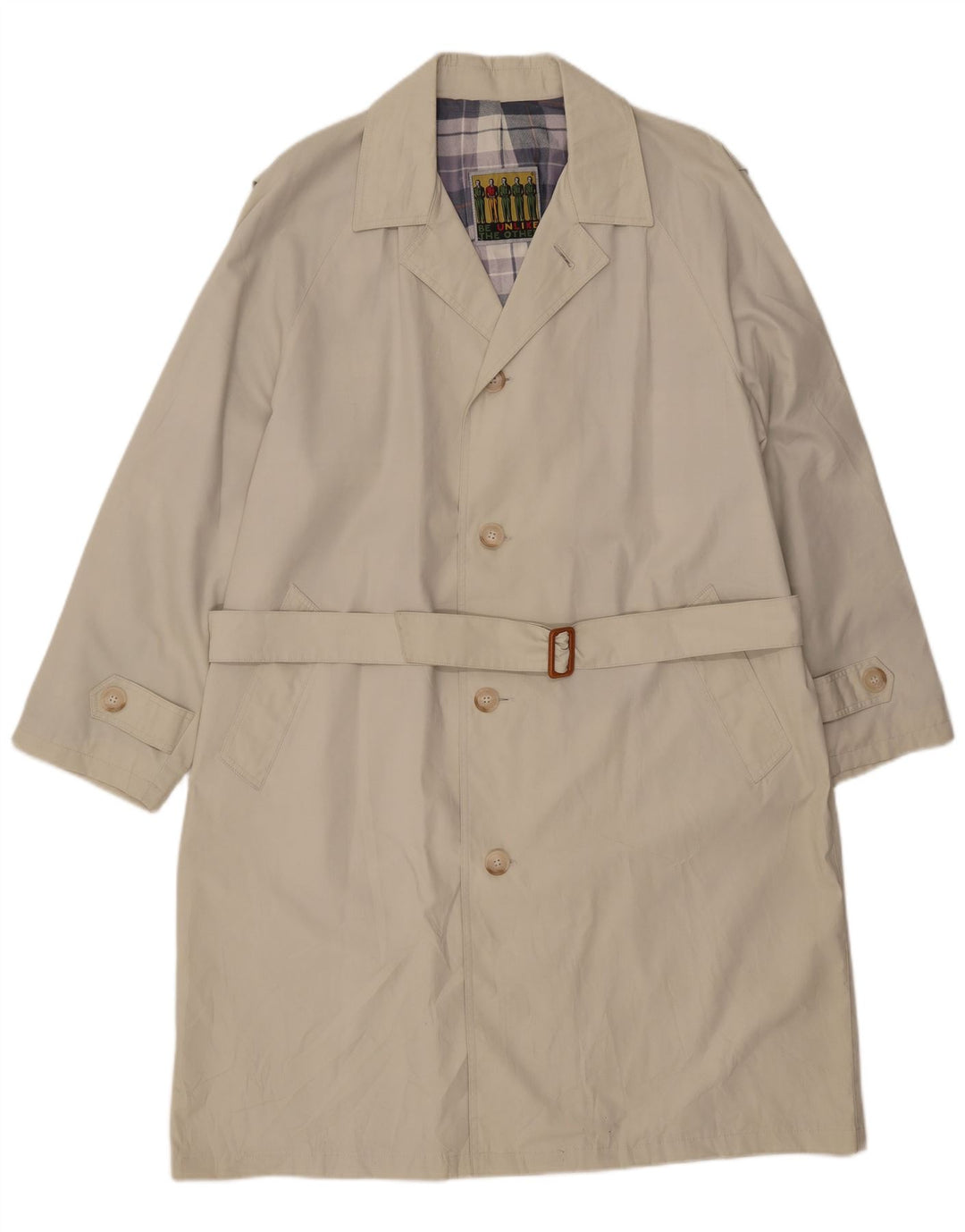 vintage Mens Overcoat UK 40 Grand Beige